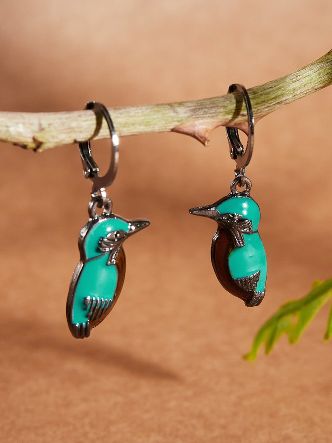 JFN  Alloy  bird  Earrings
