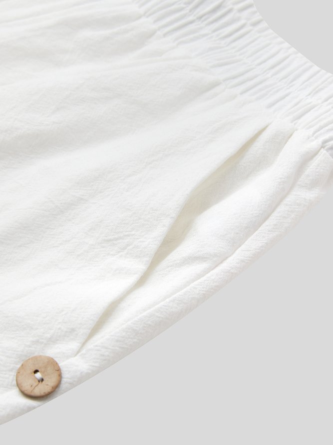 Women's Loose Casual Baggy Linen & Cotton Pant