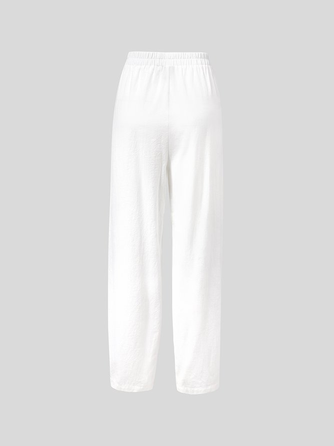 Women's Loose Casual Baggy Linen & Cotton Pant