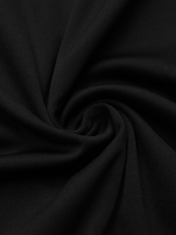 JFN V Neck Lace Black  Party?Mini Prom Dress