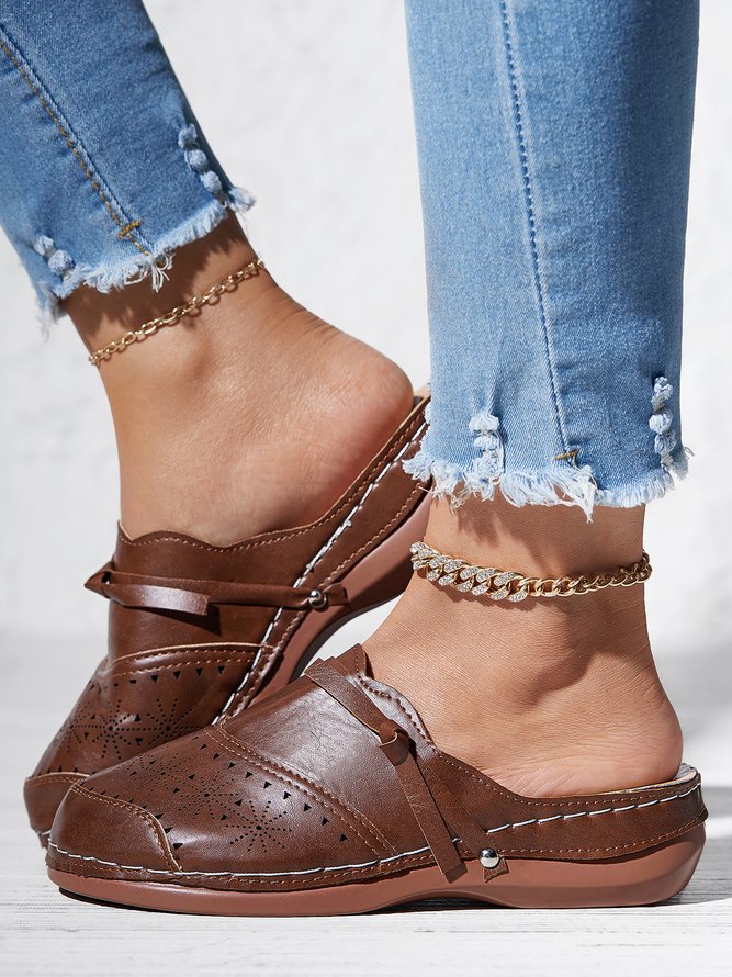 Knotted Cutout Vintage shoes
