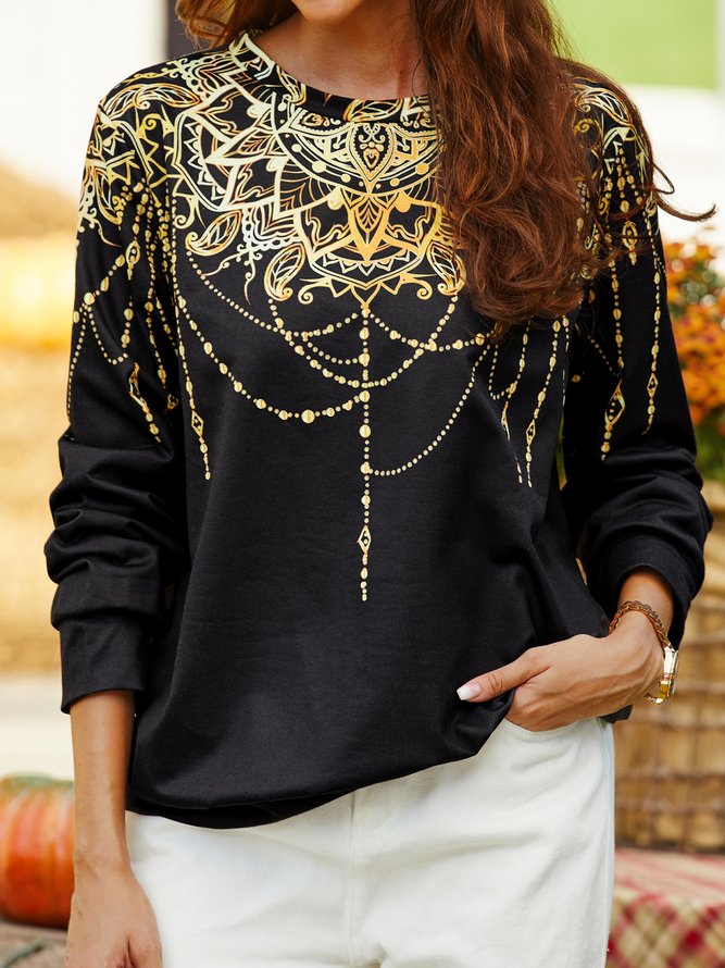 Regular Fit Casual Sweatshirt