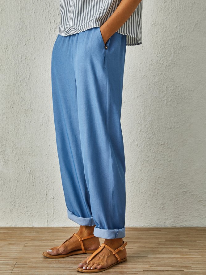 elastic slacks