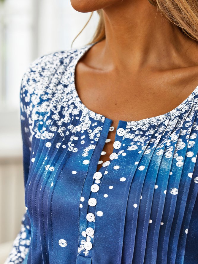 Christmas Casual Knit Long Sleeve Top