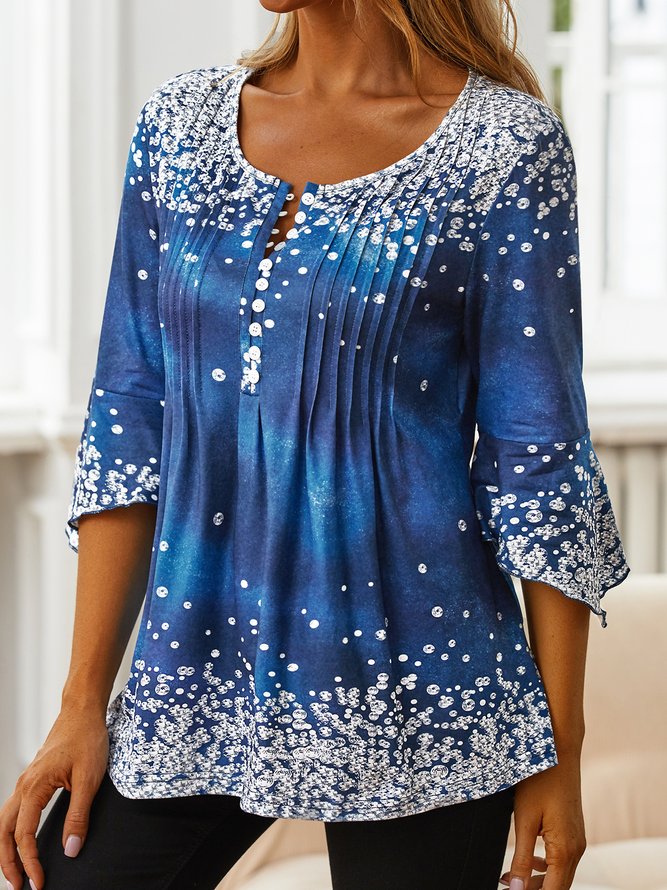 Christmas Casual Knit Long Sleeve Top