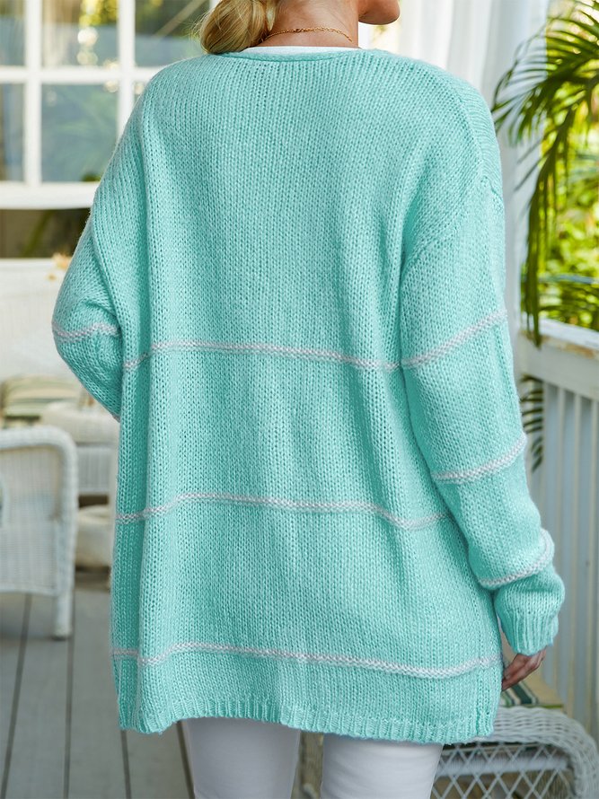 Casual Holiday Long Sleeve Cardigan Sweater Coat