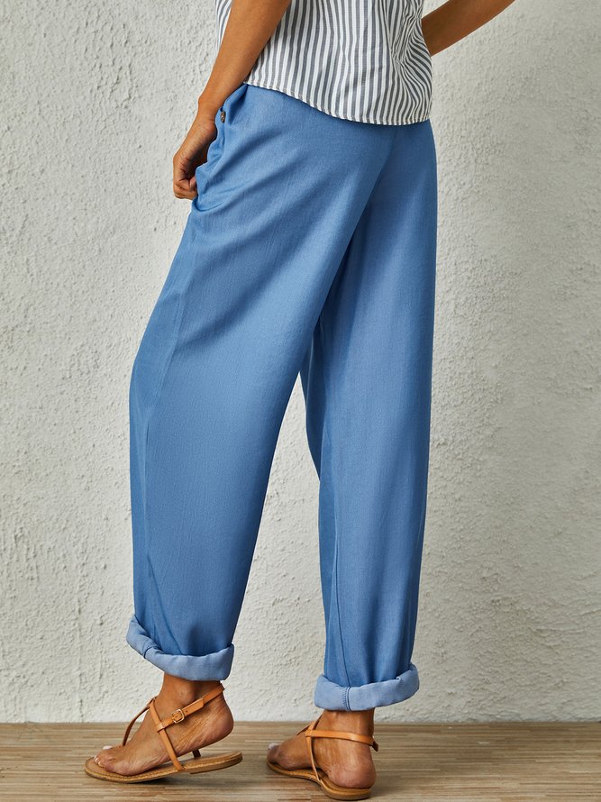 elastic slacks