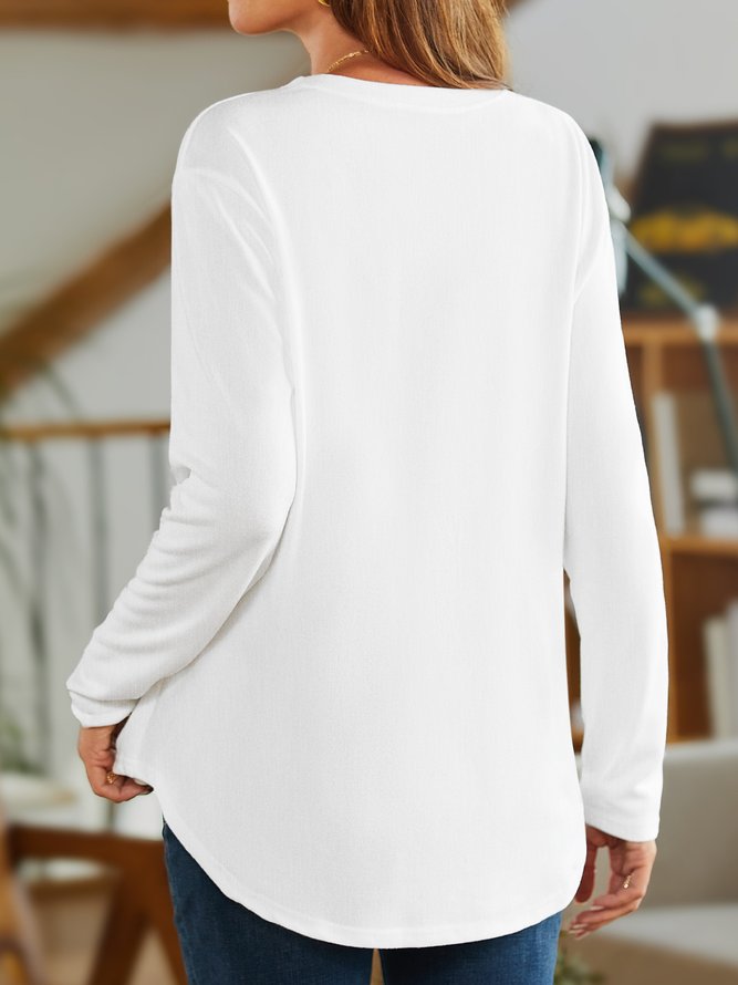 Casual Long Sleeve Top