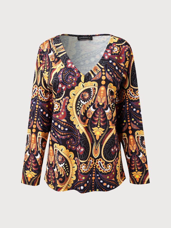 Paisley Vintage Fit T-Shirt