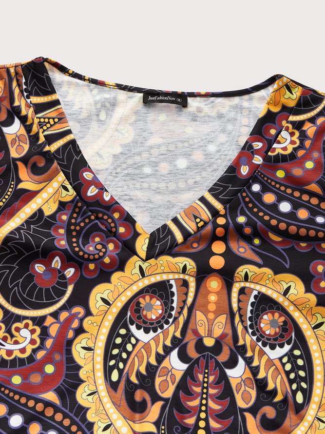 Paisley Vintage Fit T-Shirt