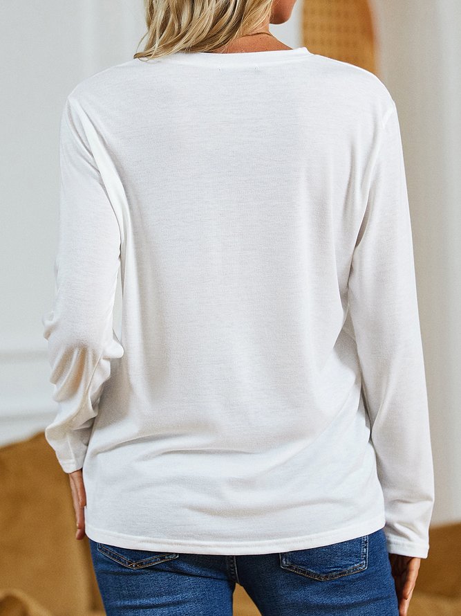 Casual Floral Regular Fit T-Shirt
