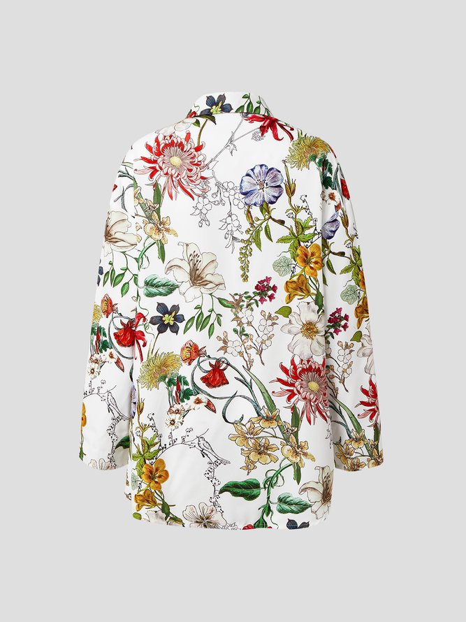 JFN Collar Floral Vacation Shirt