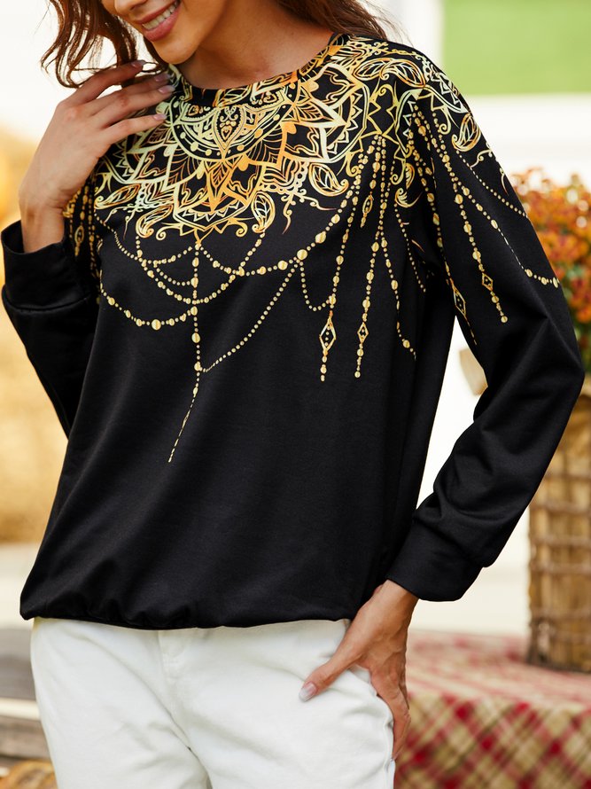 Regular Fit Casual Sweatshirt