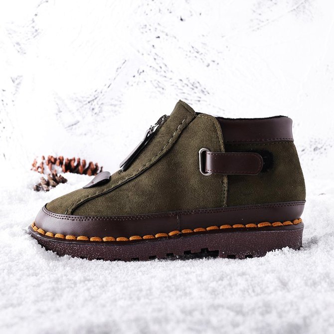 womens new style chelsea platform flat bottom martin ankle boots