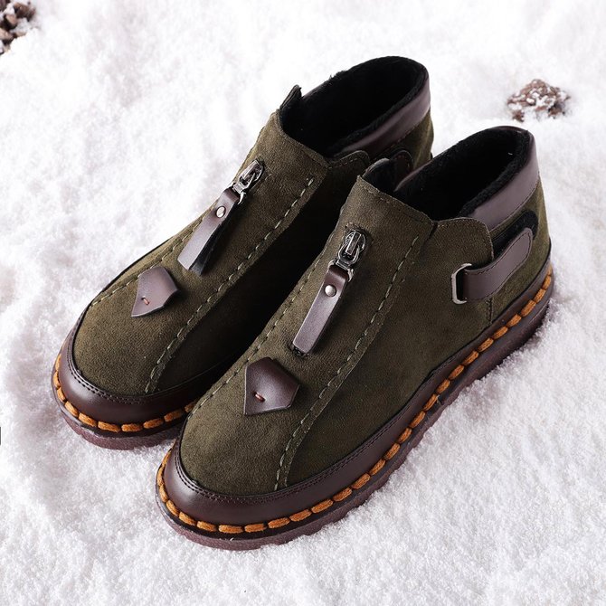 womens new style chelsea platform flat bottom martin ankle boots