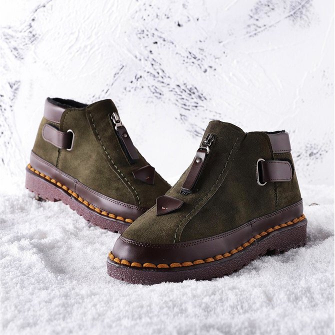 womens new style chelsea platform flat bottom martin ankle boots