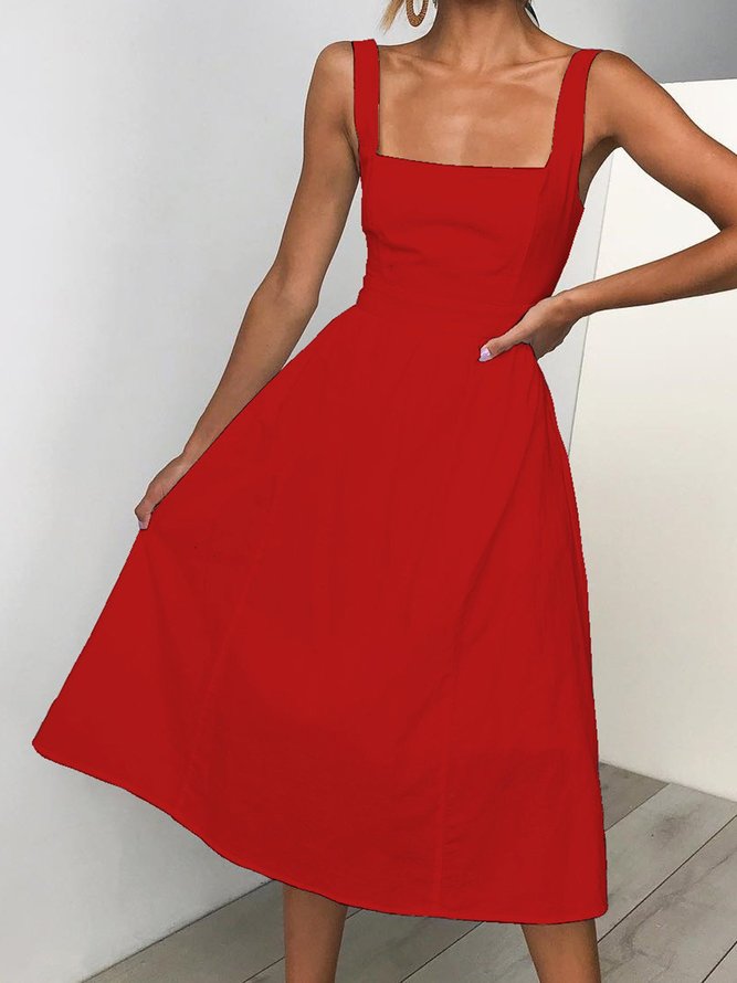 a line casual summer dresses