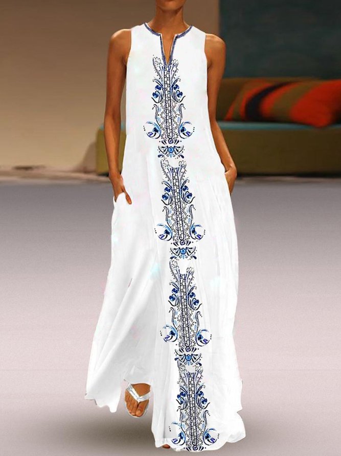 White Folkways Summer Maxi Dresses Vintage | Dresses | Justfashionnow ...