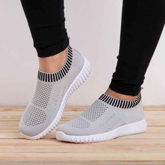 slip on sneakers with elastic strap