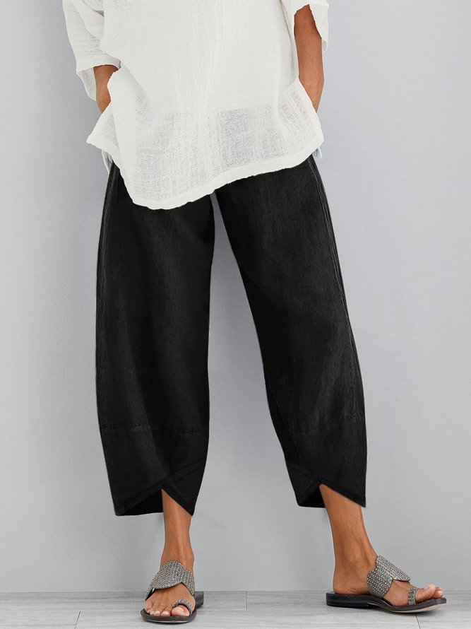 JFN Solid Casual Pants