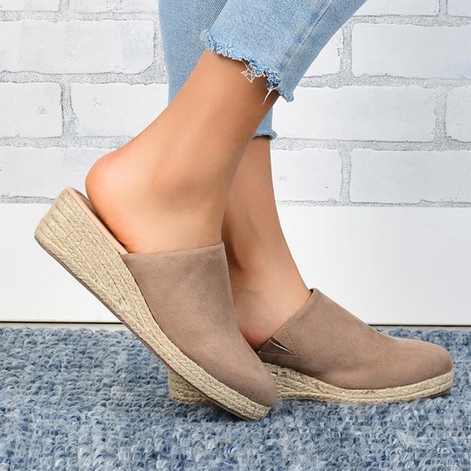 closed toe espadrilles low heel