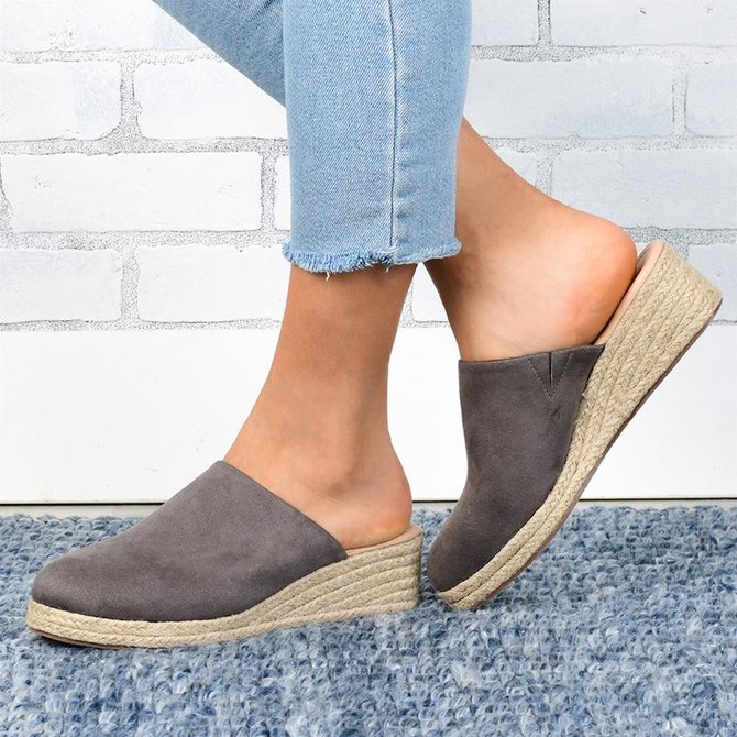 flat mule sandals closed toe