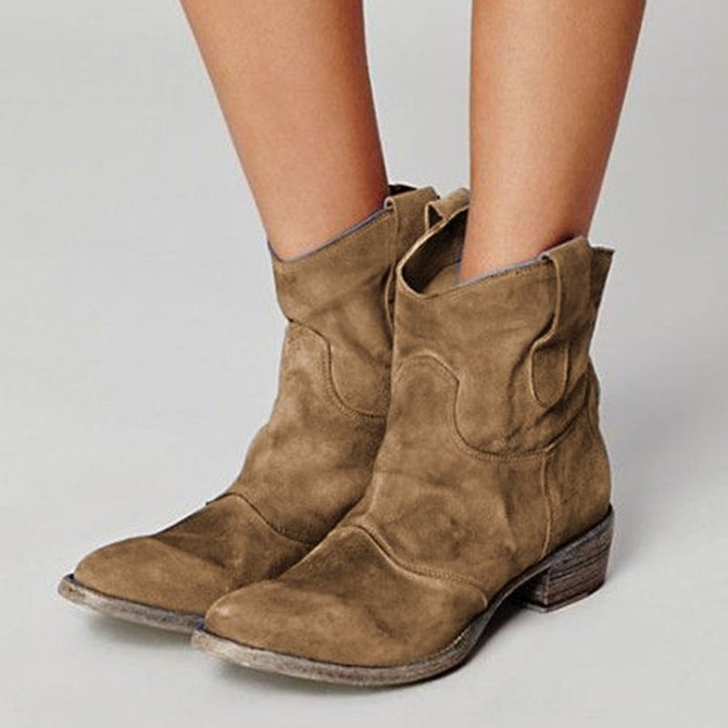 Daily Flat Heel Spring Boots