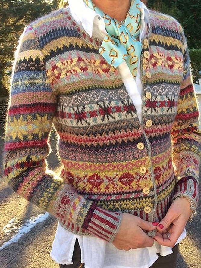 printed cardigan for ladies