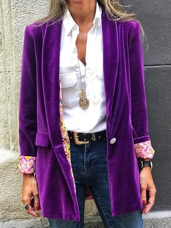 vintage velvet blazer