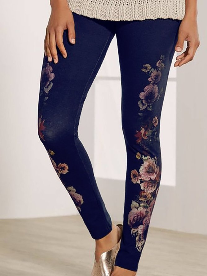 JFN Floral Printed Casual Leggings