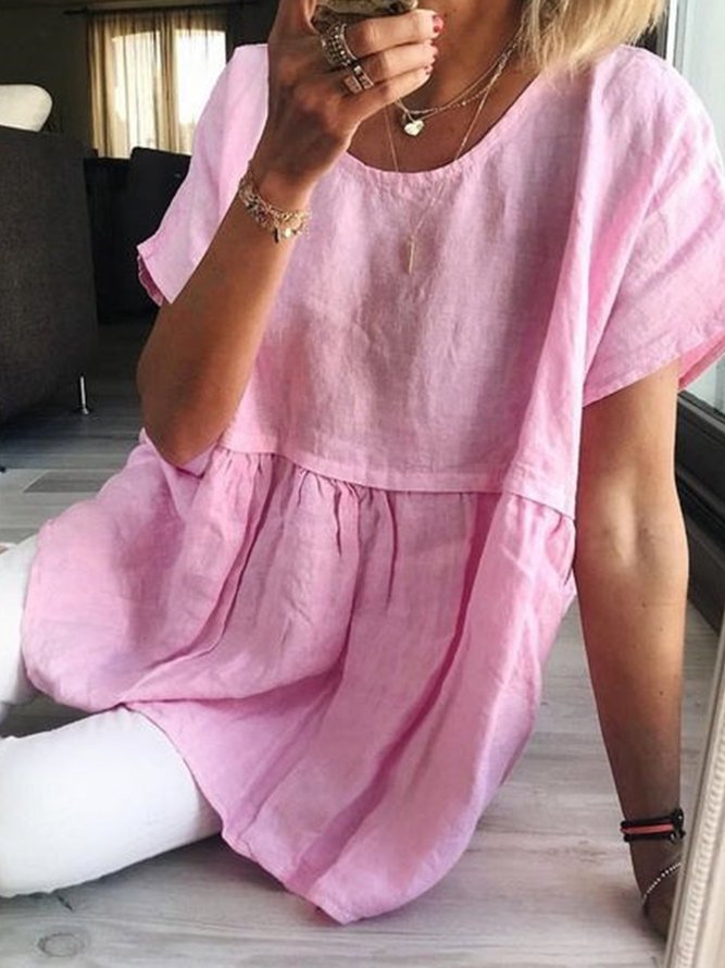 boho linen tops