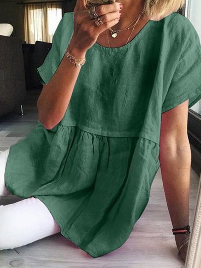 boho linen tops