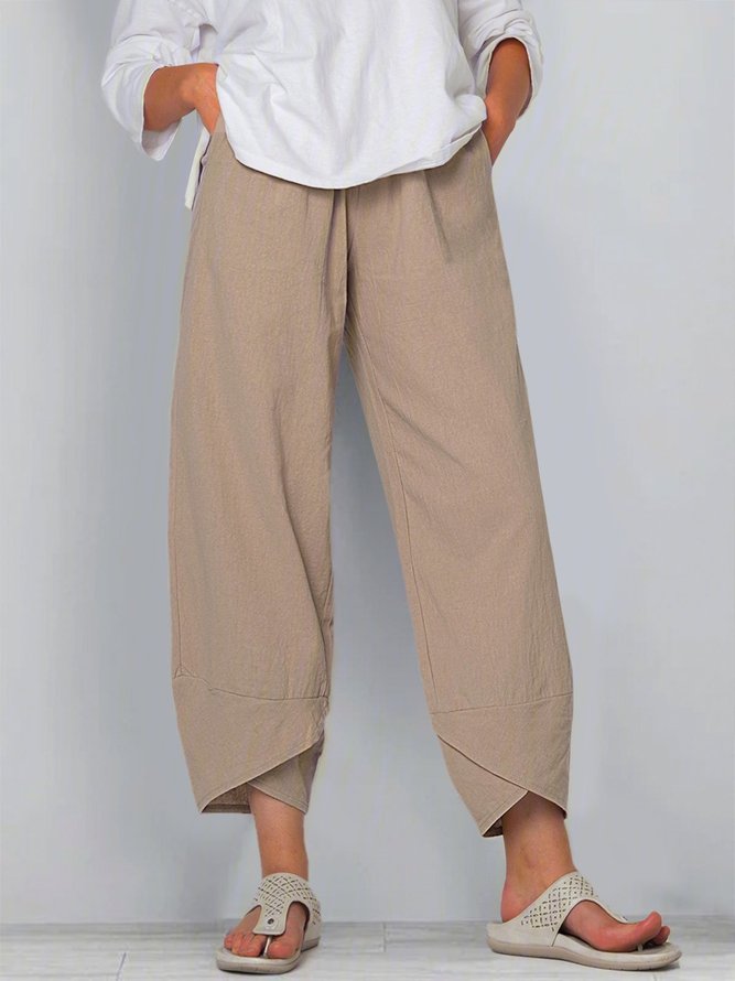 Women Cotton Pants Spring Summer Casual Pants Women's Clothing
