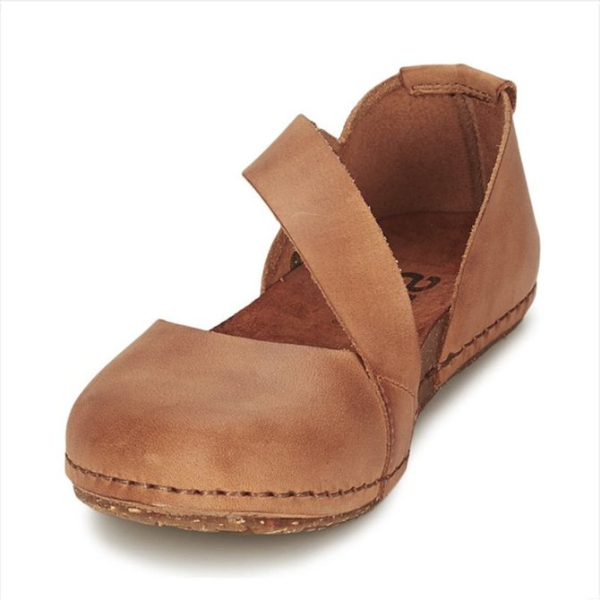 JFN Cowhide Leather Flat Heel Summer Sandals