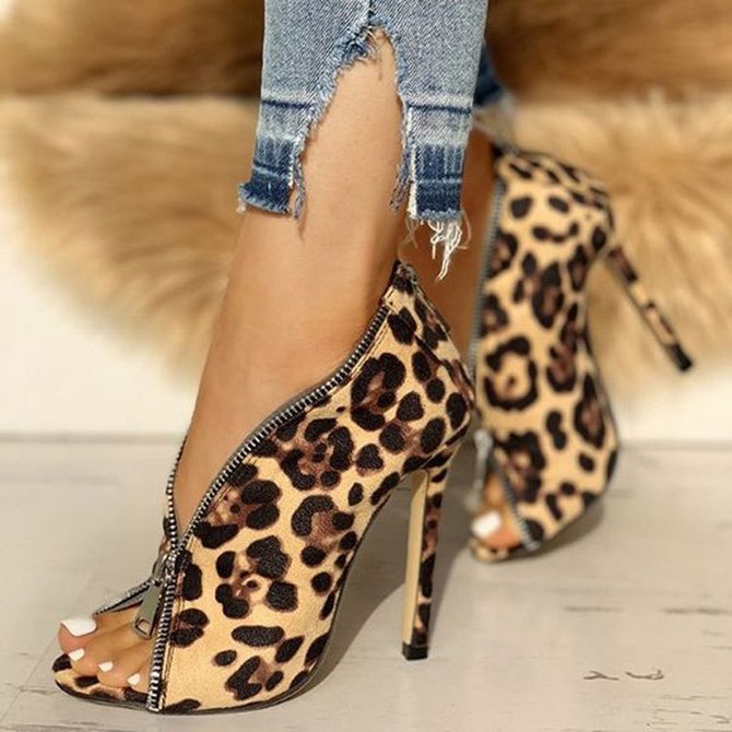 open toe suede heels