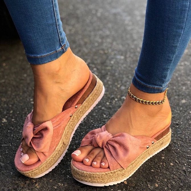 casual slide on sandals