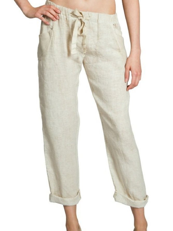 Cotton Basic Pants