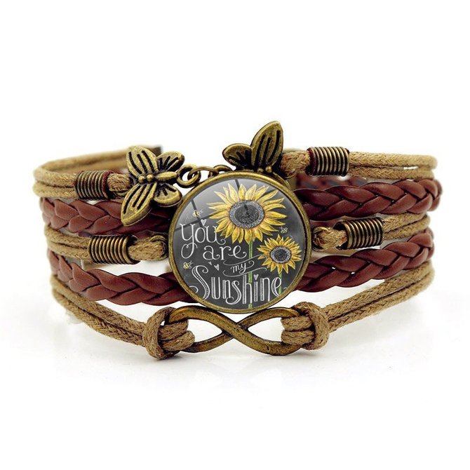 JFN  Fashion Casual  Alloy Sweet Jewelry Vintage Bracelet  
