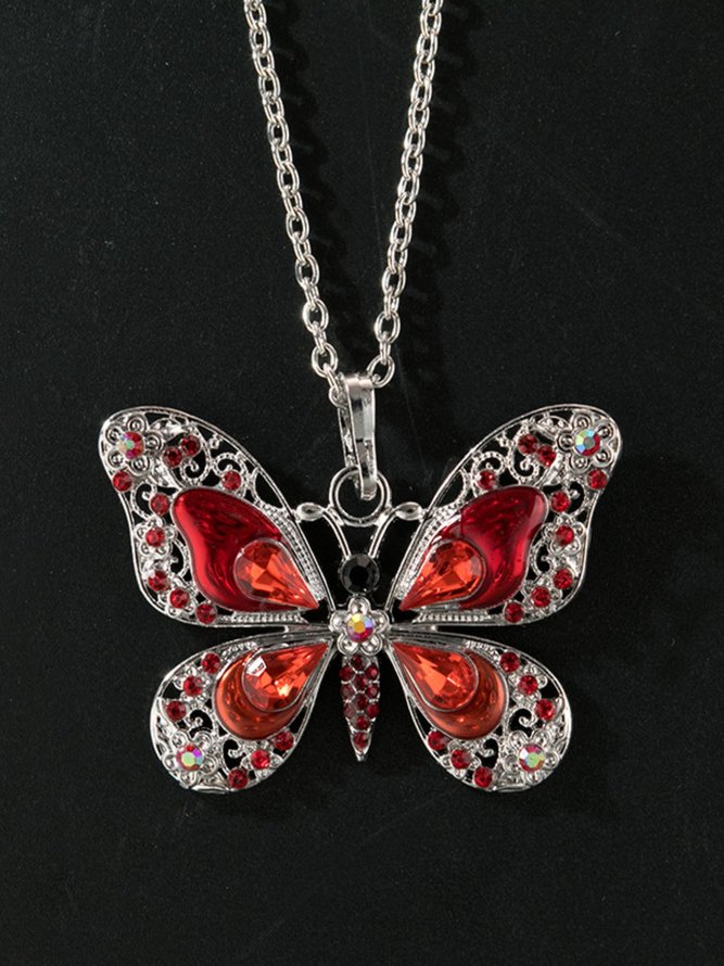 Fashion Butterfly Necklace justfashionnow