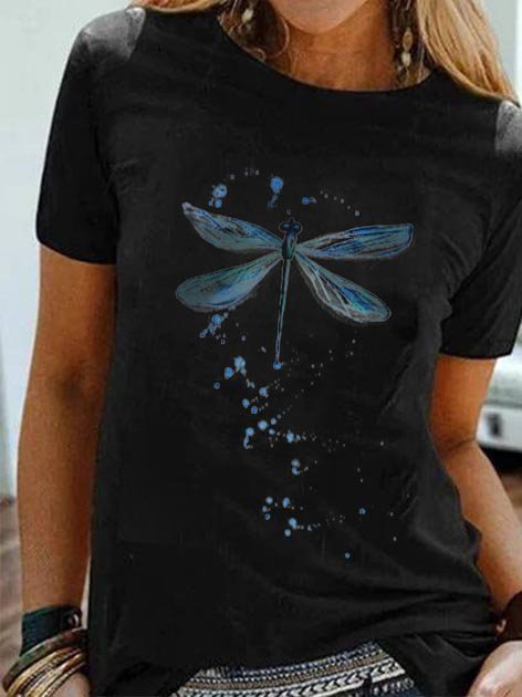 JFN Round Neck Dandelion Casual T-Shirt/Tee