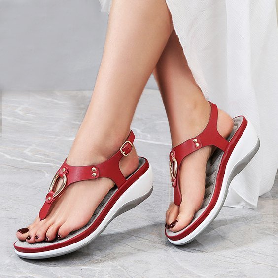 JFN  Leatherette Spring Sandals