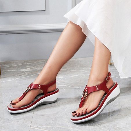 JFN  Leatherette Spring Sandals