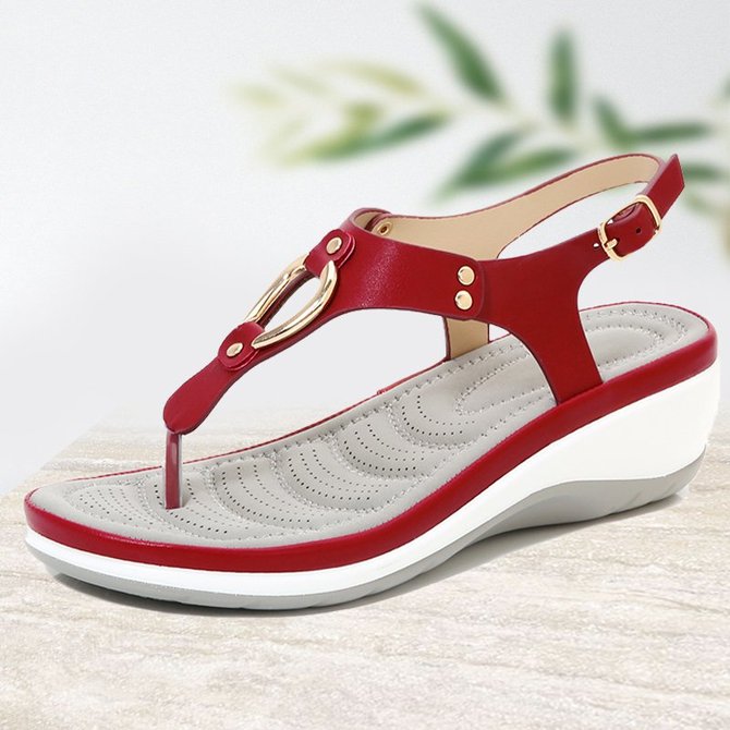 JFN  Leatherette Spring Sandals