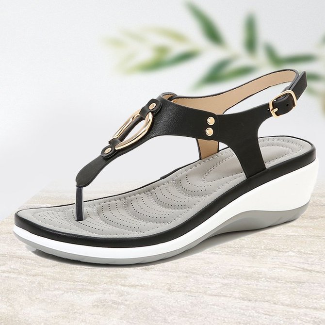 JFN  Leatherette Spring Sandals