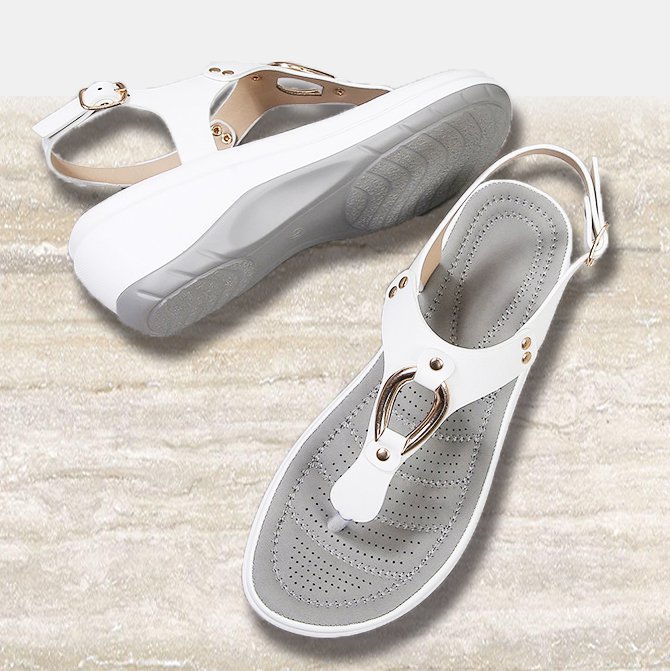 JFN  Leatherette Spring Sandals