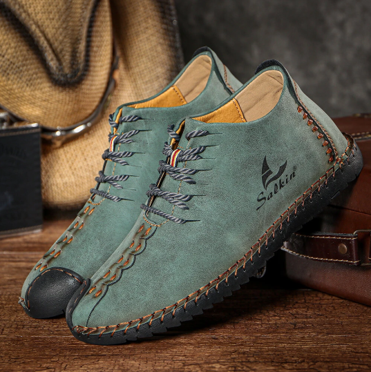 distressed casual shoes
