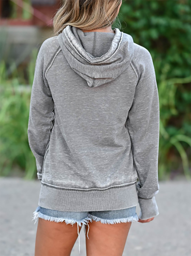 Regular Fit Cotton Blends Printed Hooded Sweatshirts & Hoodies