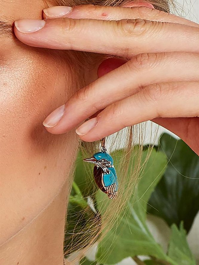 JFN  Alloy  bird  Earrings