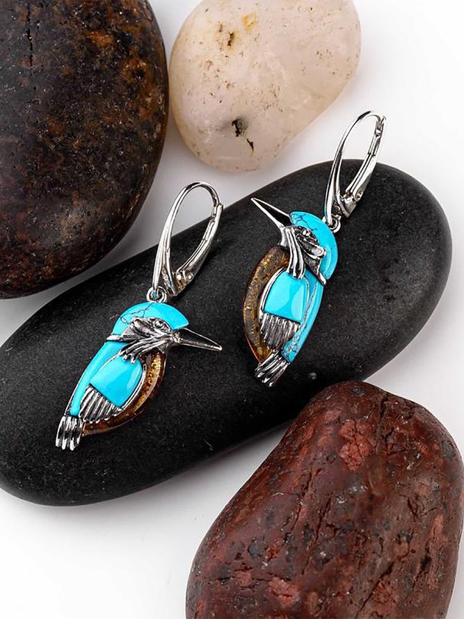 JFN  Alloy  bird  Earrings