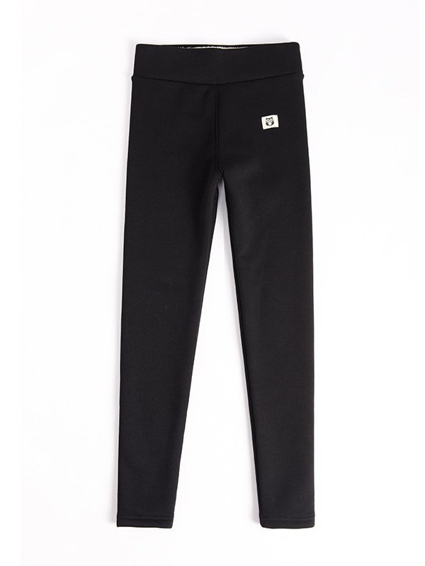 Women's - Basics Fleece Lined High Waist Skinny Soft Clouds Leggings